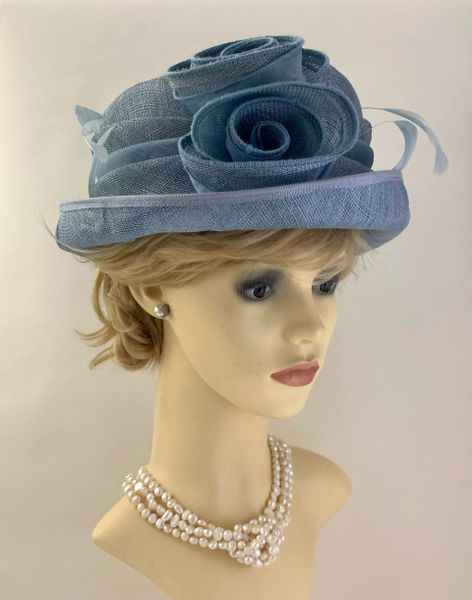 Light blue best sale church hats