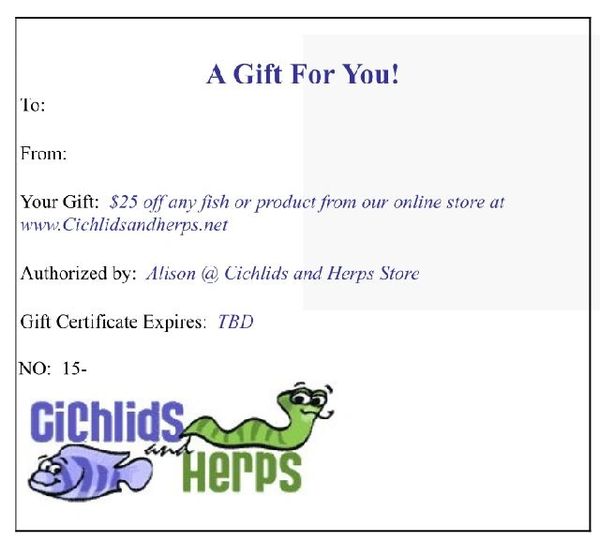 Gift Certificate - $25