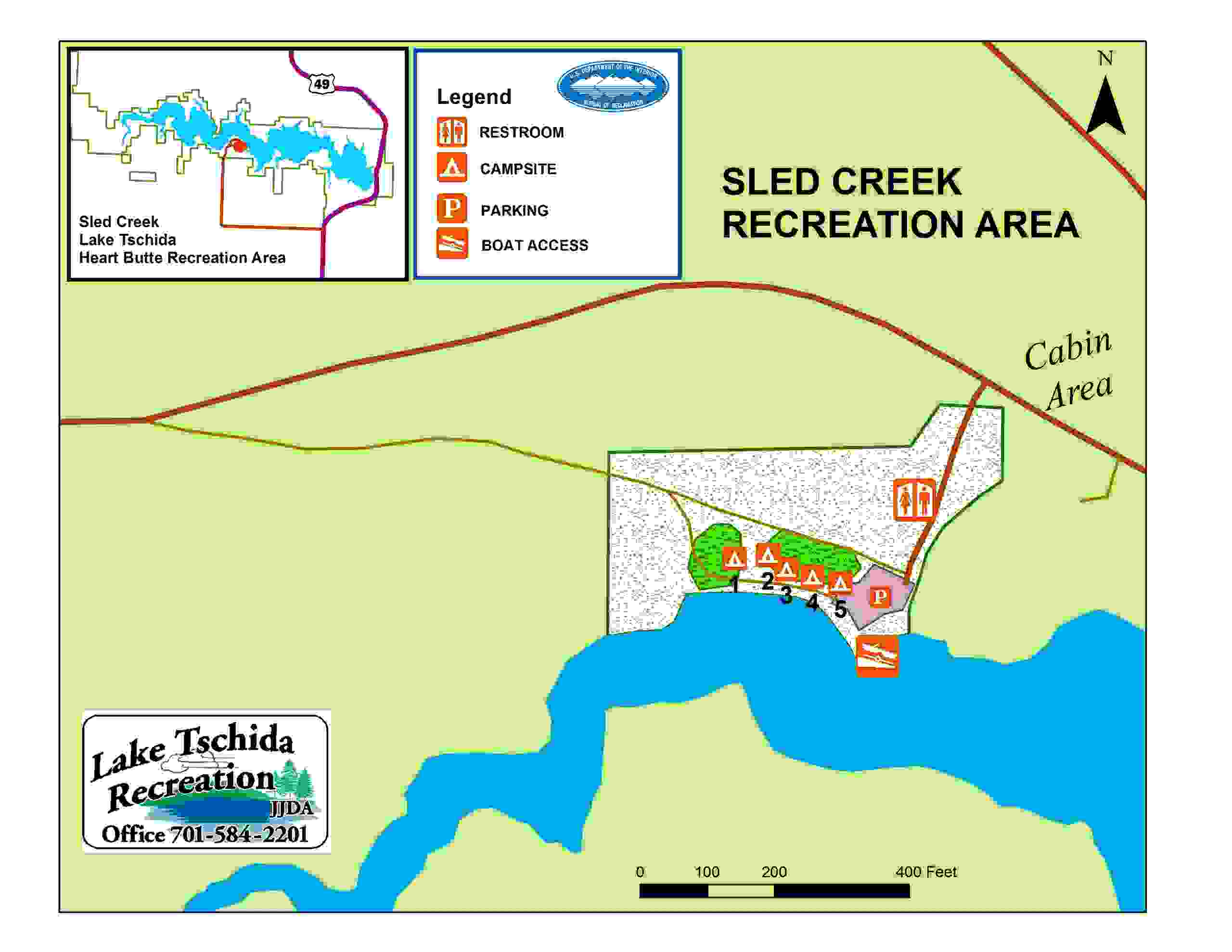 SLED CREEK Lake Tschida Recreation