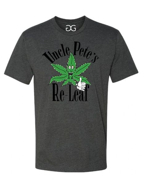 Uncle Pete's Re-Leaf T-shirt *Dark Gray