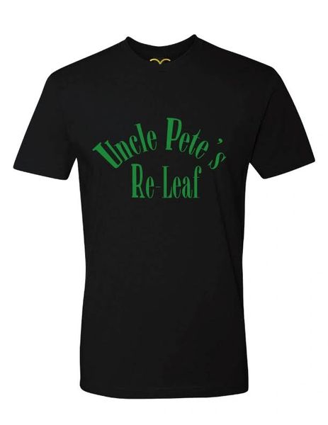 Uncle Pete's Re-Leaf T-shirt *Black