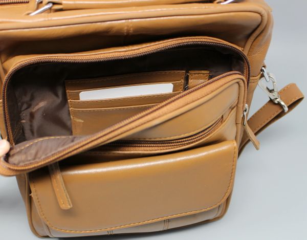 leather travel kit bag