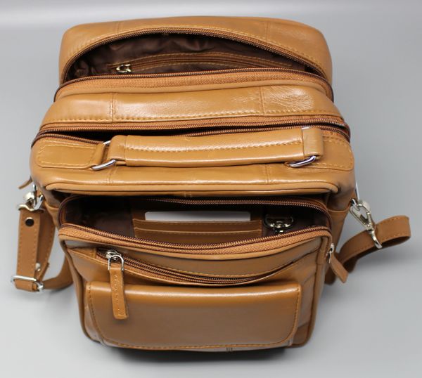 leather travel kit bag