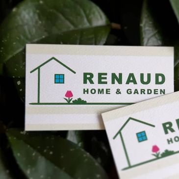 Business Card. Renaud Home and Garden.