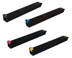 Sharp MX-23NTBA Black MX-23NTCA Cyan MX-23NTMA Magenta MX-23NTYA Yellow Compatible Toner Cartridge - US or EU