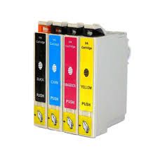 Epson 124 T124120 Black T124220 Cyan T124320 Magenta T124420 Yellow Compatible Inkjet Cartridge