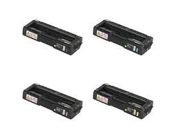 Ricoh 406046 Black 406047 Cyan 406048 Magenta 406049 Yellow Compatible Toner Cartridge
