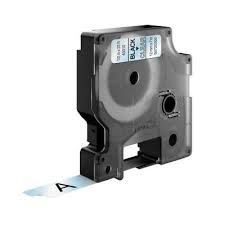 Dymo 45013 Compatible Black on White 1/2" x 23' 12mm x 7m P-Touch Tape Label Tape