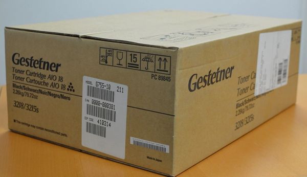Gestetner Savin G755-10 89845 9845 Type AIO-18 Compatible Toner Cartridge