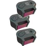 FrancoTyp-Postalia 51.0019.5301.00 T1000 Compatible Red Optimail Ribbon - 3 Pack