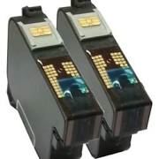 FrancoTyp-Postalia 58.0052.3028.00 PIC40 Compatible Flourescent Red Ink Cartridge - 2 Pack