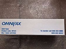 Omnifax WTL63 Genuine Laser Toner Cartridge. Omnifax WEL63 Genuine Drum Unit