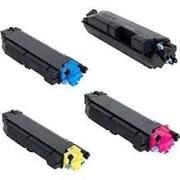 Kyocera Mita 1T02NS0US0 TK5152K Black, 1T02NSCUS0 TK5152C Cyan, 1T02NSBUS0 TK5152M Magenta, 1T02NSAUS0 TK5152Y Yellow TK5152 Compatible Toner Cartridge - USA or EU Version