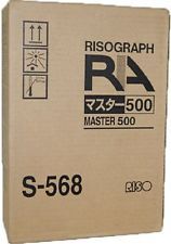 Risograph S568 S568LA Genuine Thermal Master 500LA Rolls - 2 Pack