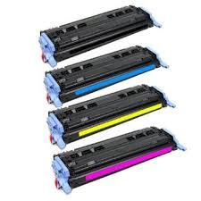HP Q6000A (124A) Black, Q6001A Cyan, Q6002A Yellow, Q6003A Magenta Compatible Toner Cartridge