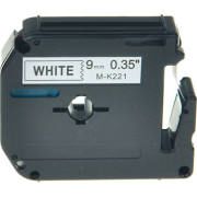 Brother MK221 Compatible RL-BR Black on White 9MMX8M Label Tape