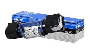 Brother TN100 aka TN100PF, TN100HL Genuine Fax Toner Cartridge. Brother DR100 Genuine Drum Unit