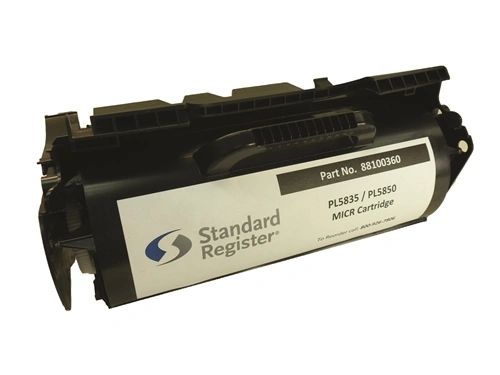 Standard Register 88100360 Compatible Micr Toner Cartridge for Standard Register PL5835, PL5850