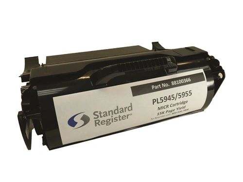 Standard Register 88100366 Compatible Micr Toner Cartridge for Standard Register PL5945, PL5955