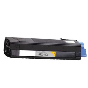 Okidata 43034801 Yellow Compatible Toner Cartridge