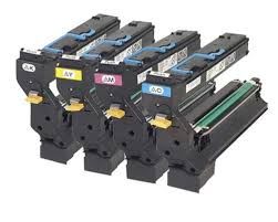 Konica Minolta 1710580-001 Black, 1710580-004 Cyan, 1710580-003 Magenta, 1710580-002 Yellow Compatible Toner Cartridge