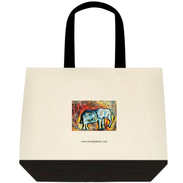 TOTE: "MISTER ELEFANTE" ART TOTE LIMITED EDITION