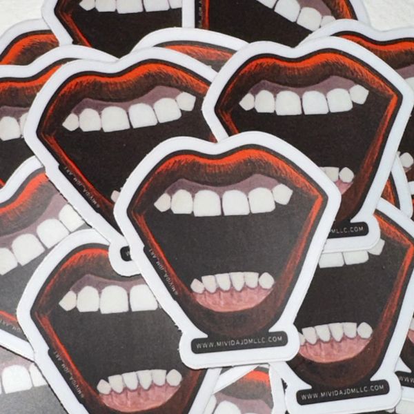 SCREAM QUEEN MINI SLAP STICKER PACK (4 PCS )