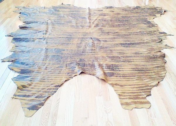 Brown Haze Leather 50.3 Sq.ft Hide (Brwn Hz/Choc)