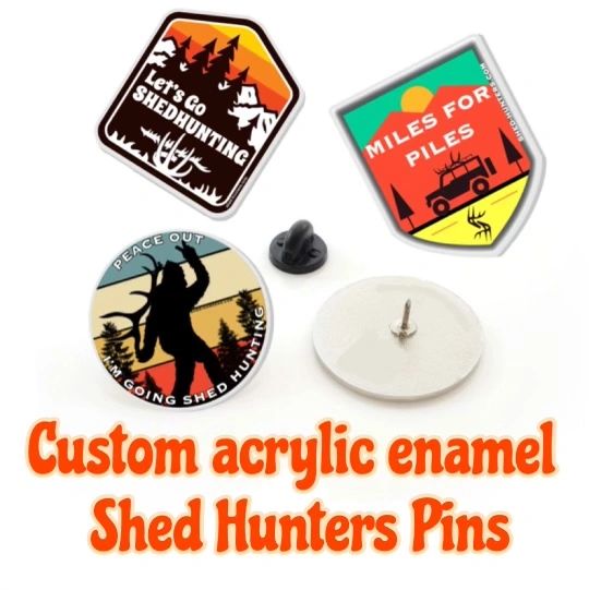 Enamel Pins and Keychains