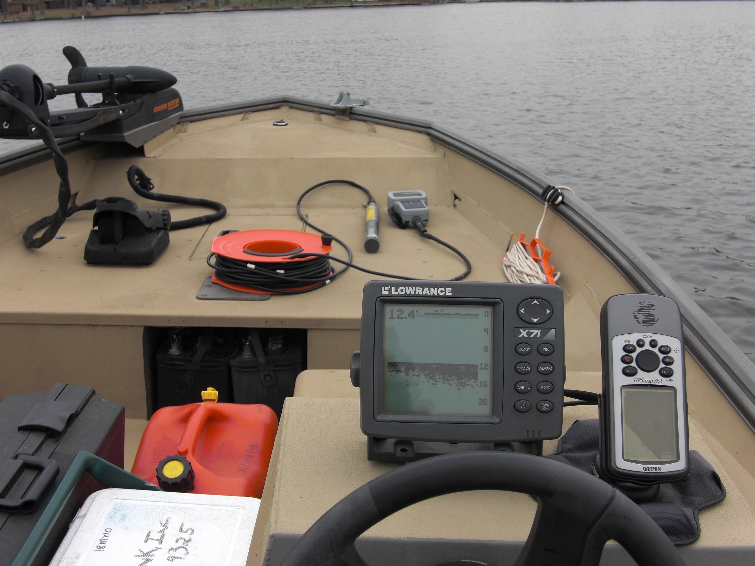 Aqua Link pond and lake management company - one of our lake monitoring boats 
