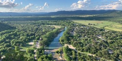 This is an image of the Frio River in Concan Texas.