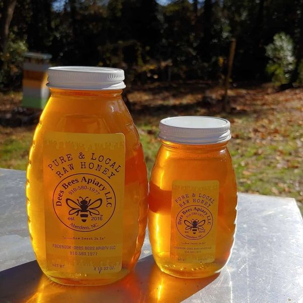 Picture of Local Honey, Raw-1lb Moore County produced- glass or plastic