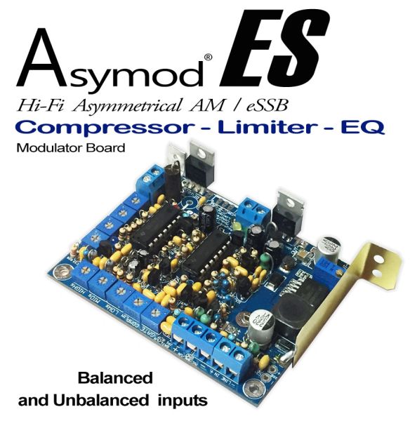 Asymod™ ES Compressor / Limiter / EQ - Asymmetrical Hi-Fi AM & eSSB
