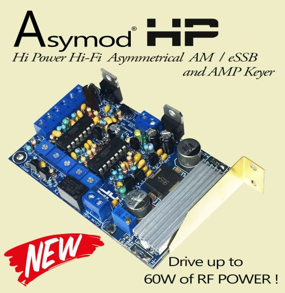 Asymod HP Asymmetrical Hi-Fi AM / eSSB & Amp Keyer