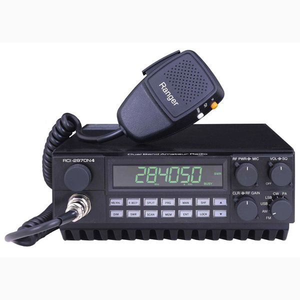 RCI 2970N4 DX AM-FM-SSB-CW 10 & 12 Meter Mobile Ranger Radio