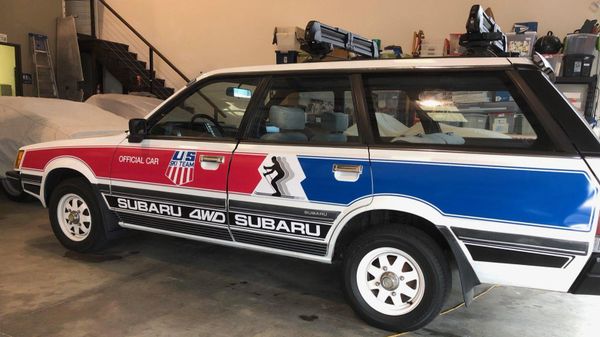 1984-1994 Subaru Loyale Wagon US Ski Team Graphics