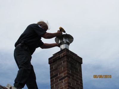cap, liner, lifetime, sweep repair stainless chimney blockage water damage waterproofing 