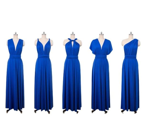 Royal blue 2025 multiway dress