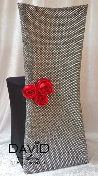 Sequins Sparkle Spandex Banquet Chair Cover