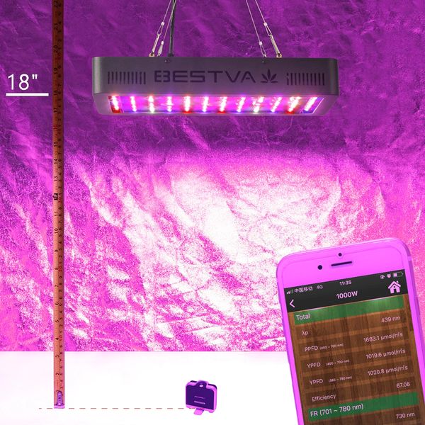 BESTVA1000W LED Grow Lights Indoor LED Grow Light-Full Spectrum