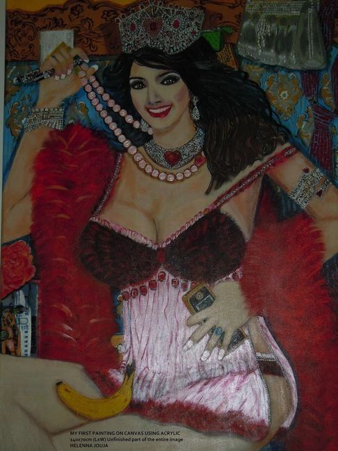 The Material Girl with a Banana