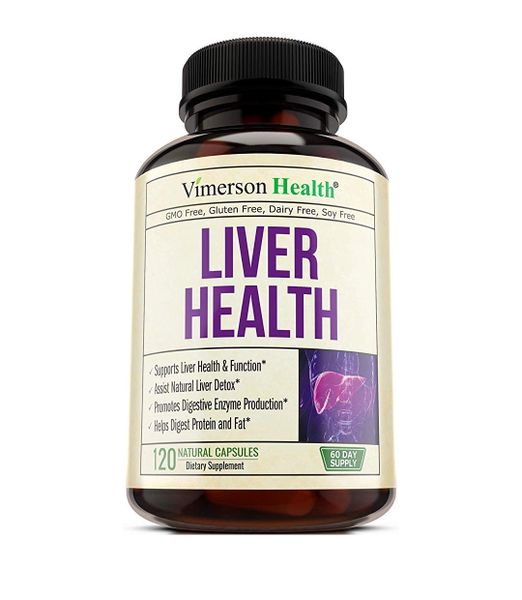 Vimerson Health, Liver Healt, Salud del Higado, 120 Capsulas Naturales