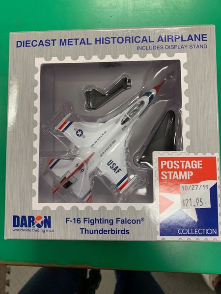 PS5399-2 1/126 Fighting Falcon Thunderbirds Die Cast Metal Historical Airplane