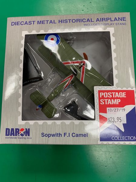 PS Sopwith Camel Die Cast Metal Historical Airplane