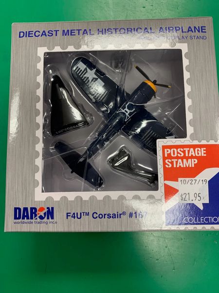 F4U Corsair #167 USMC Die Cast Metal Historical Airplane