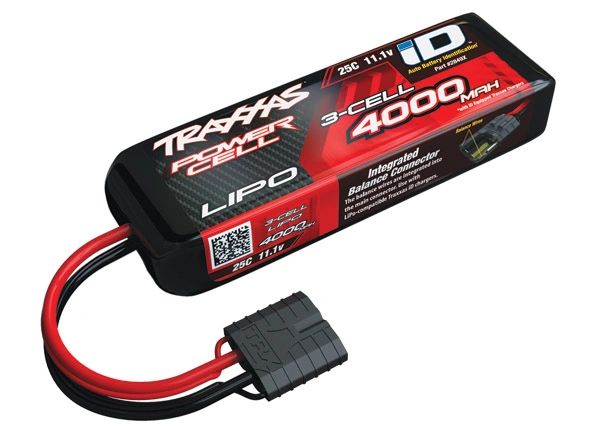 4000mAh 11.1v 3-Cell 25C Power Cell Lipo Battery #2849X