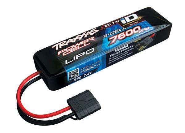 7600mAh 7.4v 2-Cell 25C LiPo Battery #2869X