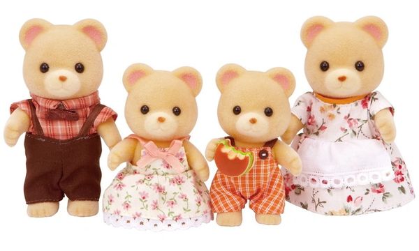 Calico Critters Cuddle Bear Family #