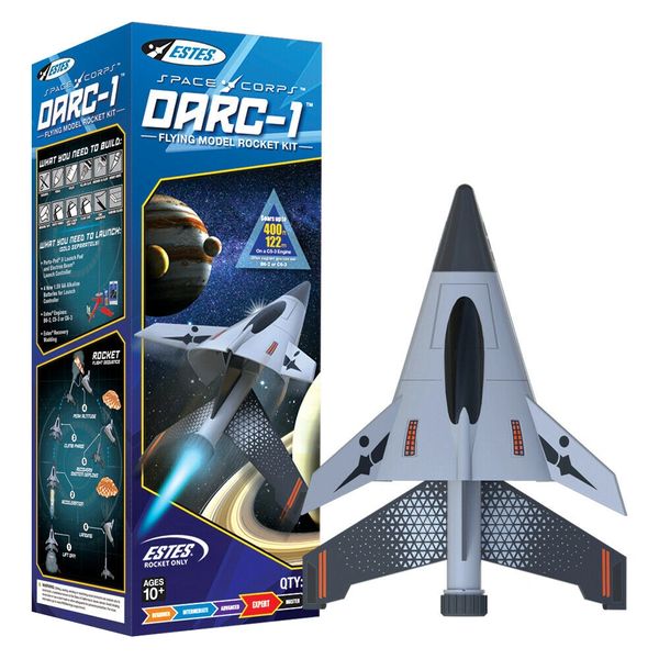 Space Corps DARC-1 Expert Level Flying Model Rocket Kit #7307