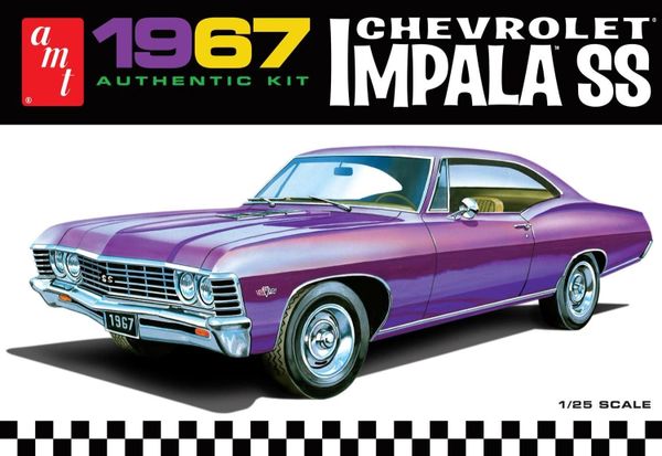 AMT 1/25 1967 Chevy Impala SS Model Kit 981M